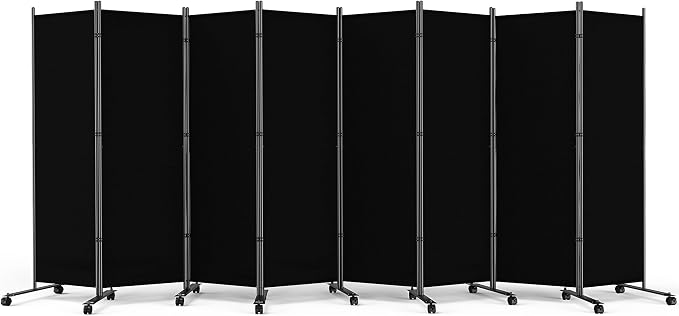 SUNALLY Room Divider Privacy Screens, 8 Panels Dividers - Image 8