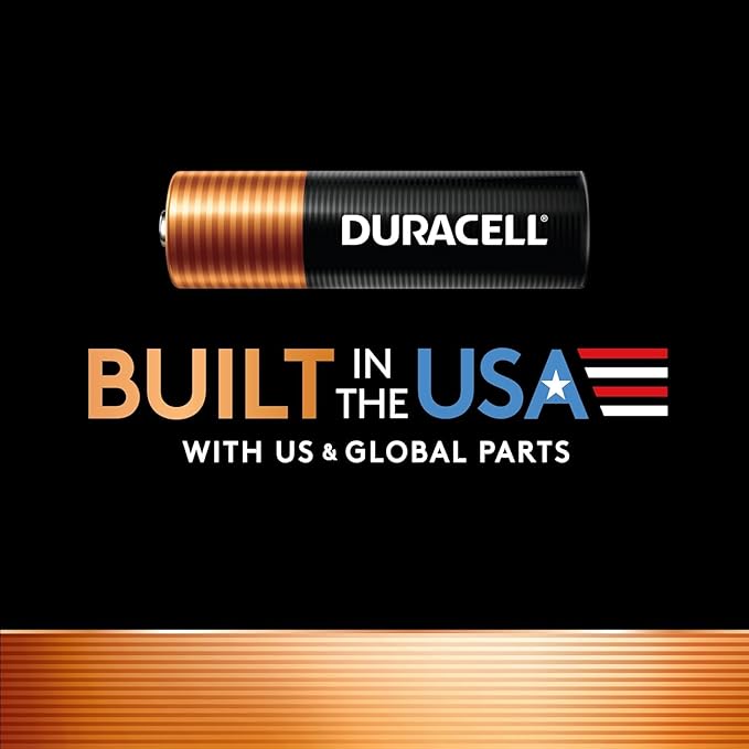 DURACELL Coppertop AA Alkaline Batteries with Power Boost Ingredients, Long-Lasting Double A Alkaline Battery, for Household and Office Devices!