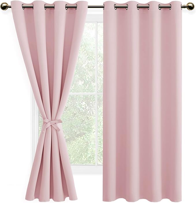 DWCN Blackout Curtains – Thermal Insulated Light Blocking Grommet Top Drapes - Image 7