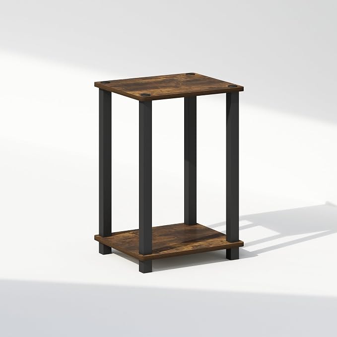 Furinno Simplistic Night Stand, 2-Tier Small Nightstand - Image 5