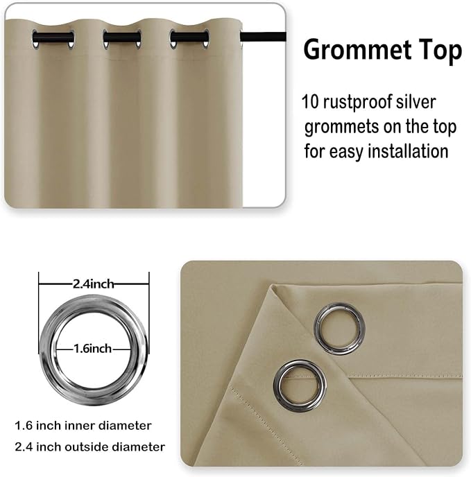 DWCN Blackout Curtains for Bedroom - Image 6