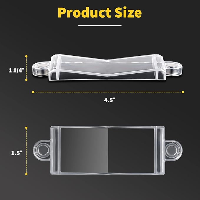 Light Switch Guard Cover- PSZEZNZ Light Switch Outlet Covers for Flat Modern Wall Switches-Child Safety Protection(Clear,1 Piece)