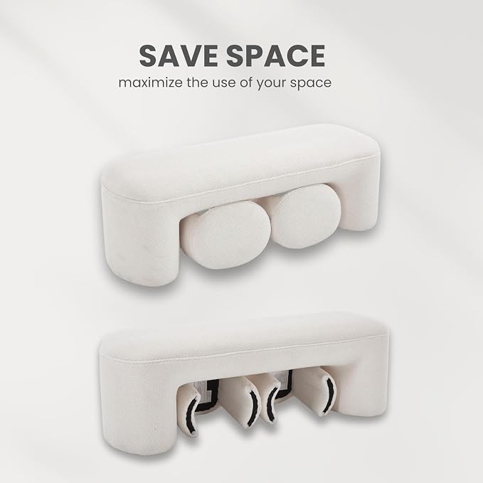 53" 3-Piece Nesting Ottoman Bench Set - Image 9