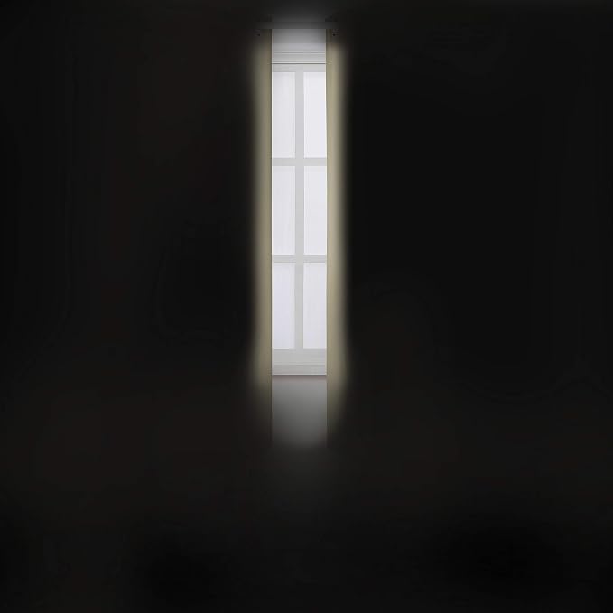 Beige Thermal Blackout Curtains/38 x 54 Inch/Set of 2 Panels Room Darkening - Image 3