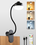 Pebble-Shaped Clip on Reading Light by Unknown