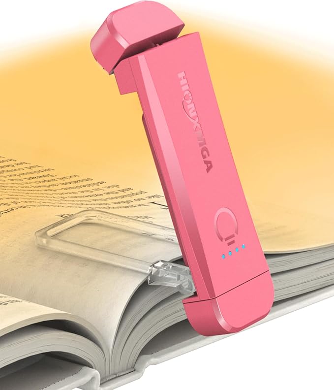 HIONXMGA Book Light, Rechargeable Reading Light by HIONXMGA