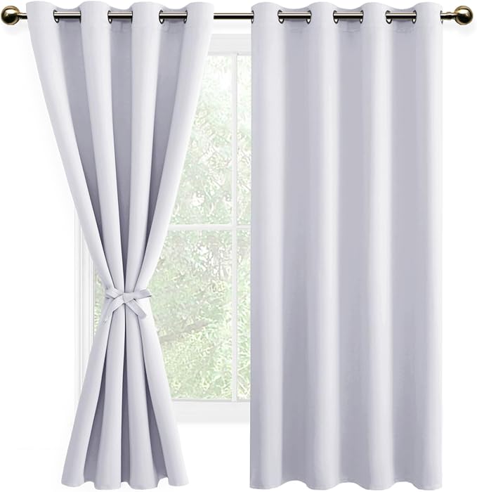 DWCN Greyish White Curtains for Bedroom - Image 7