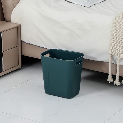 UUJOLY Plastic Small Trash Can Wastebasket, Garbage Container Basket - Image 3
