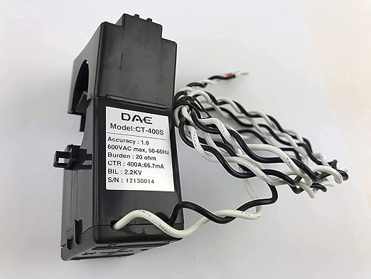 DAE P153-400 KIT, UL kWh Smart Submeter, 1P3W(2 hot Wire,1 Neutral) 400A, 120/240v, 2 Split CTs, RS485