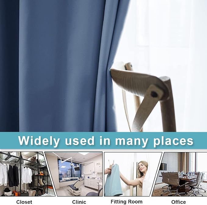 RYB HOME Blackout Curtains 84 inches Long - Image 4