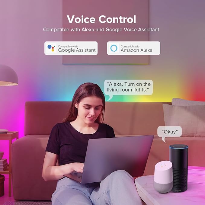 BTF-LIGHTING 2.4G WiFi DR04W SPI RGBW Controller Tuya APP/Smart Life/Google Home/Alexa Control Support SK6812RGBW SMD/FCOB WS2814 IC etc Addressable RGB+W LED Strip STA Mode