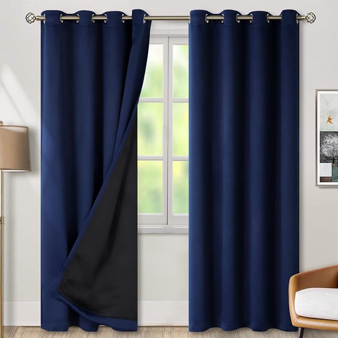 BGment Thermal Insulated 100% Blackout Curtains by BGment
