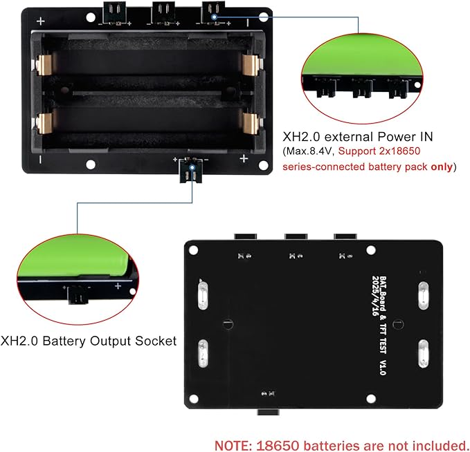 GeeekPi UPS Gen 6 Power Supply Uninterruptible UPS HAT for Raspberry Pi 5/4B, with Aluminum Heatsink
