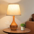16.1" Touch Table Lamp for Nightstand, 3 Way Dimmable Small Bedroom Lamp | by SeealleLighting