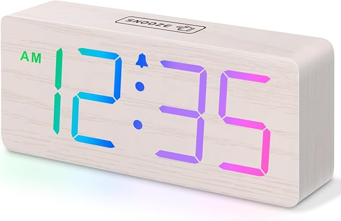DreamSky Wooden Digital Alarm Clock by DreamSky