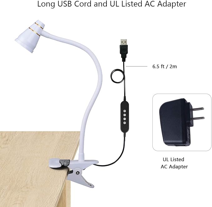 LED Clip Desk Lamp, Headboard Light - Image 7