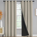 Yakamok Stone Blackout Curtains 84 inches Long by Yakamok