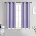 COSVIYA Grommet Room Darkening Lilac Curtains 45 inch Length by COSVIYA