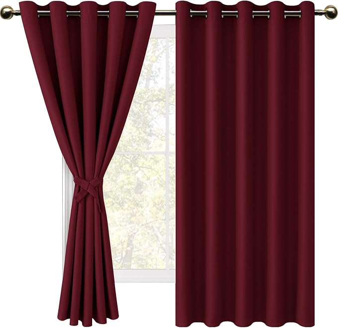 DWCN Blackout Curtains with Tiebacks - Image 7