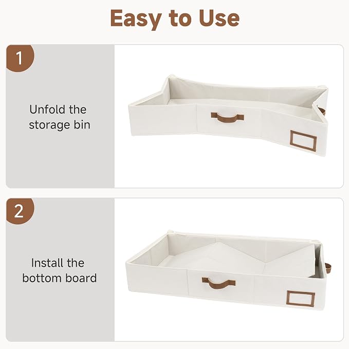 StorageWorks 7 Inch Low Profile Under Bed Storage Containers - Image 7