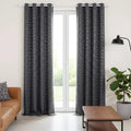 NICETOWN Blackout Curtains for Bedroom, Foil Printed T-Shaped Energy Saving by NICETOWN