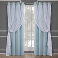 TOWN & COUNTRY LUXE Talia Double Layer Indoor Curtains, Sheer and Room by TOWN+%26+COUNTRY+LUXE