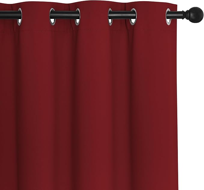 NICETOWN Blackout Curtain 72 inches Long, Grommet Privacy Window Treatment - Image 7