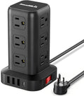 Extension Cord with Multiple Outlets, SMALLRT Power Strip Tower, Outlet by SMALLRT