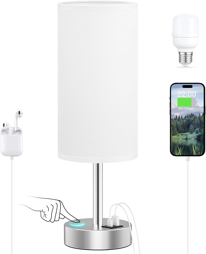 Dicoool Bedside Table Lamp for Bedroom - Image 7