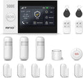PGST Home Security Systems,Wireless Alarm System with 4G SMS/Tuya App Instant Alerts,Motion Detector,Door Alarm Sensors,Remote for Home,Villa,Apartment,No Monthly Fee (16 PCS)