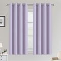 COSVIYA Grommet Room Darkening Lilac Curtains 54 inch Length by COSVIYA