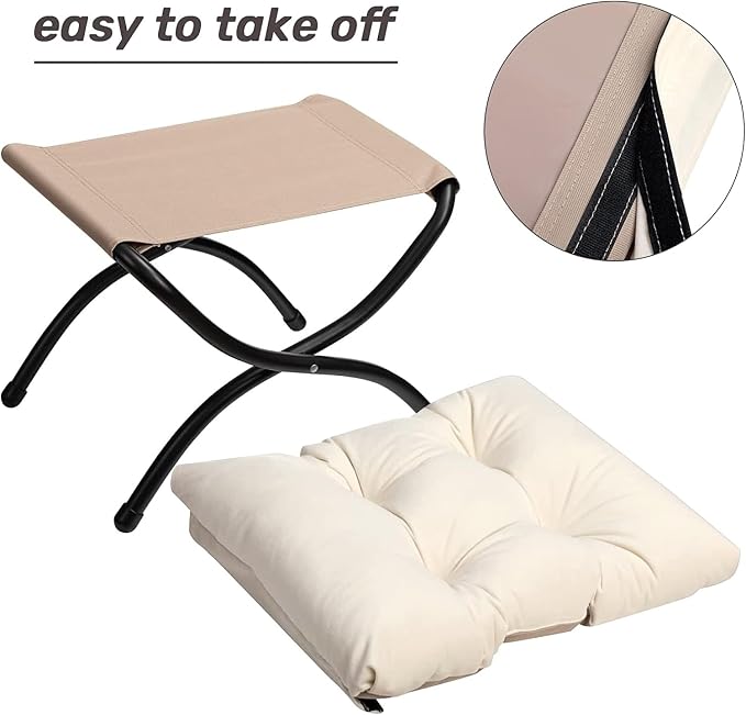 HollyHOME Lazy Chair with Foldable Ottoman, Accent Comfy Lounge Armchair and - Image 9