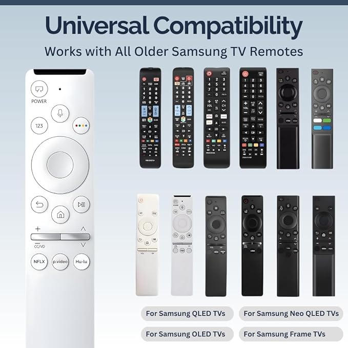 BN59-01312Q Samsung TV Remote Control Replacement for Smart TV - Easy Setup, Universal Remote, Streaming Shortcuts - Works with Samsung QLED, Frame, UHD, 4K, & LED Smart TVs