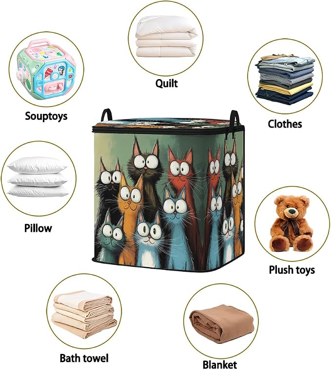 2pcs blanket storage bag for under bed, closet organizers 95L | clothing - Image 2
