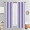 Yakamok Blackout Curtains 38x63 inch Lilac Thermal Drapes-Bedroom | 2 panels by Yakamok