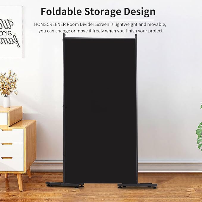 Room Divider 3 Panel-102''Wide Folding Privacy Screen, Large Partition Wall | - Image 4