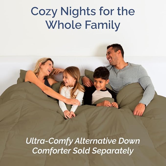 Full XL Bed Sheet Set - 4 Piece Extra Long Extended Full XL Sheets - Soft, Breathable & Cooling - Fits 8" to 16" Mattress with Deep Pockets - 54" x 80" - Easy-Fit, Wrinkle and Fade Resistant - Khaki