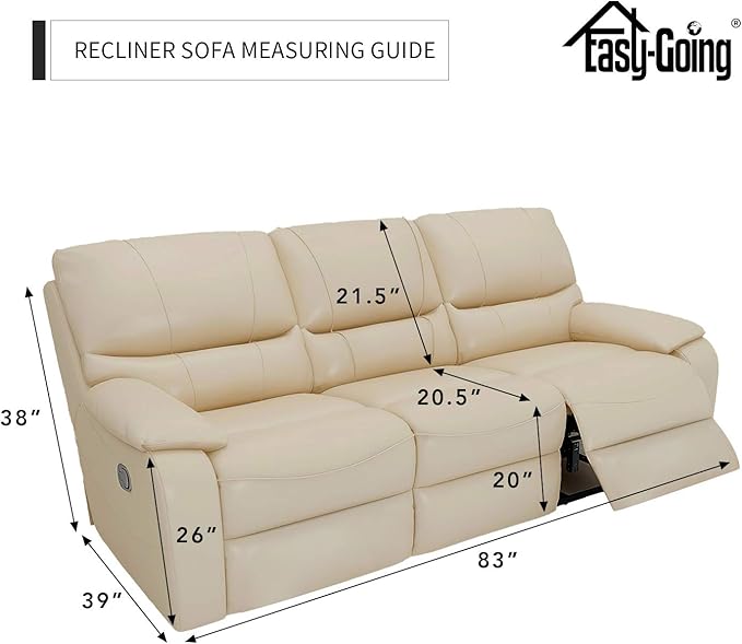 Easy-Going 8 Pieces Recliner Sofa Stretch Sofa Slipcover Sofa Cover Furniture Protector Couch Soft with Elastic Bottom Kids, Spandex Jacquard Fabric Small Checks Brown
