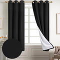 Diraysid 100% Blackout Curtains Black Linen Curtains by Diraysid%2C+refresh+your+life