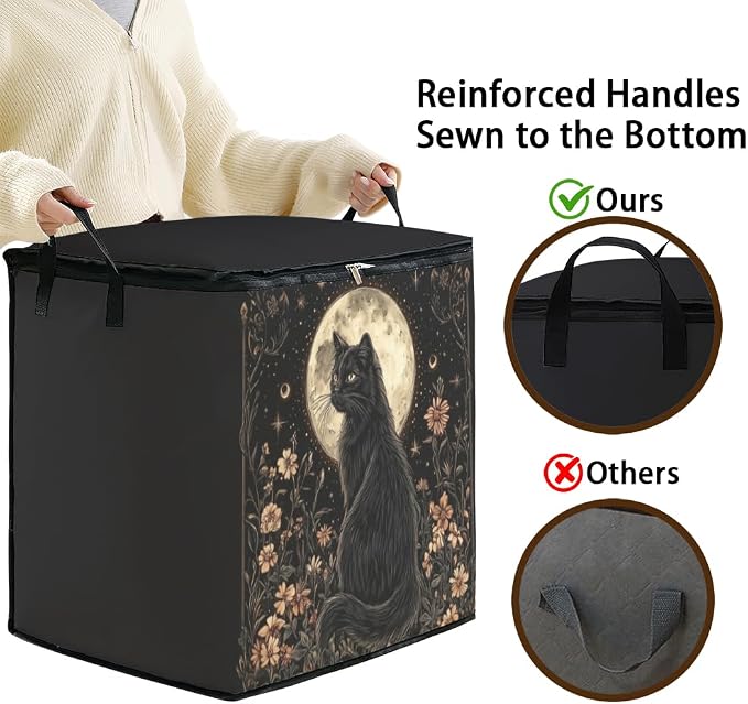 2pcs blanket storage bag for under bed, closet organizers 95L | clothing - Image 4
