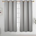 Diraysid Light Grey Grommet Blackout Curtains by Diraysid%2C+refresh+your+life
