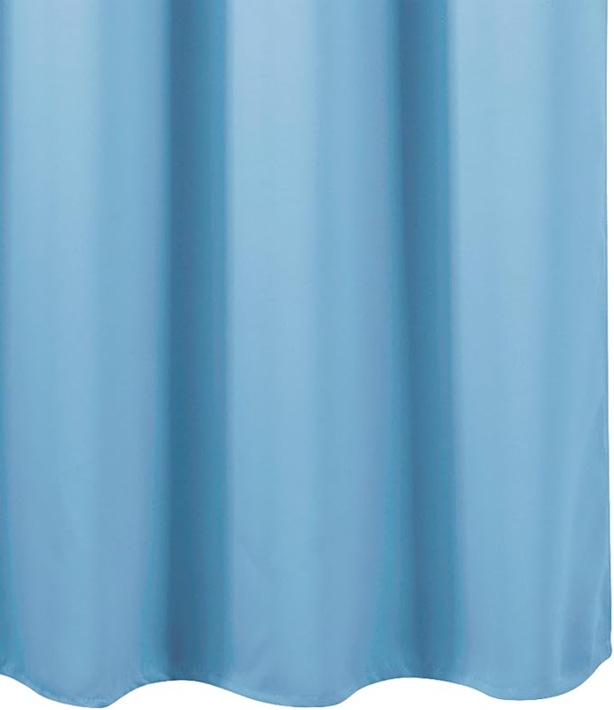 Blackout Curtains 66 x 54 Inch Long Sky Blue Curtains Set of 2 Panels Room - Image 8