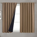 BGment 100% Room Darkening Thermal Insulated Blackout Curtains 45 Inches Long by BGment