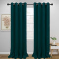 Easy-Going Thermal Grommet Blackout Curtains, 2 Panels 52x108 in, Deep Teal | by Easy-Going