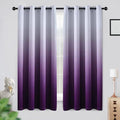 COSVIYA Grommet Ombre Room Darkening Curtains 63 inch Length 2 Panels, Gradient by COSVIYA