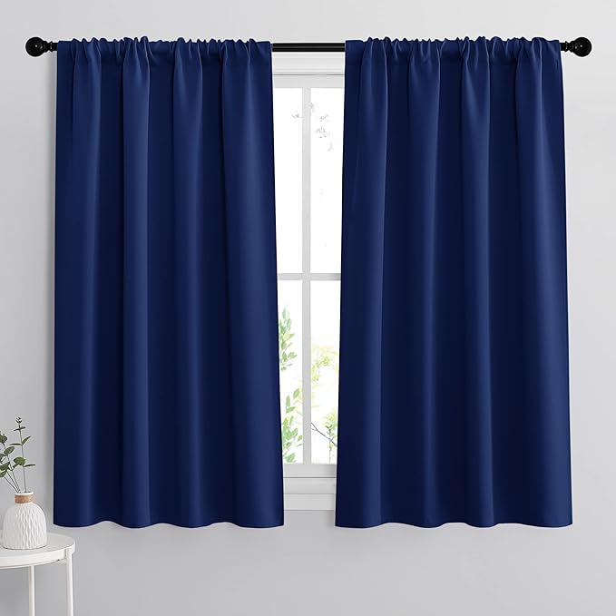 RYB HOME Small Window Curtains 45 inches Length by RYBHOME
