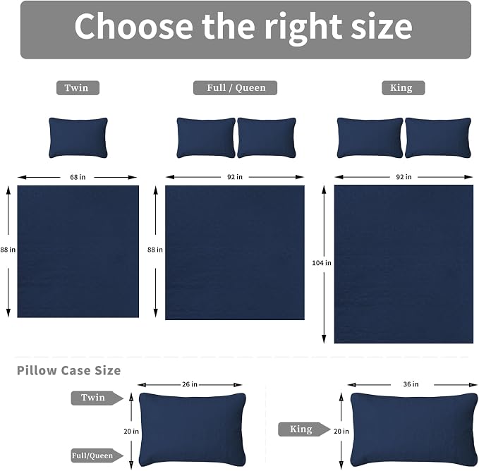 Easy-Going Reversible Quilt Set King, Bedspread - Image 7