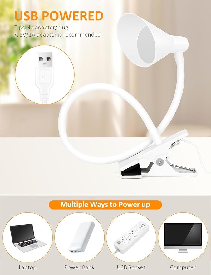 Clip on Light USB Reading Light - Image 7
