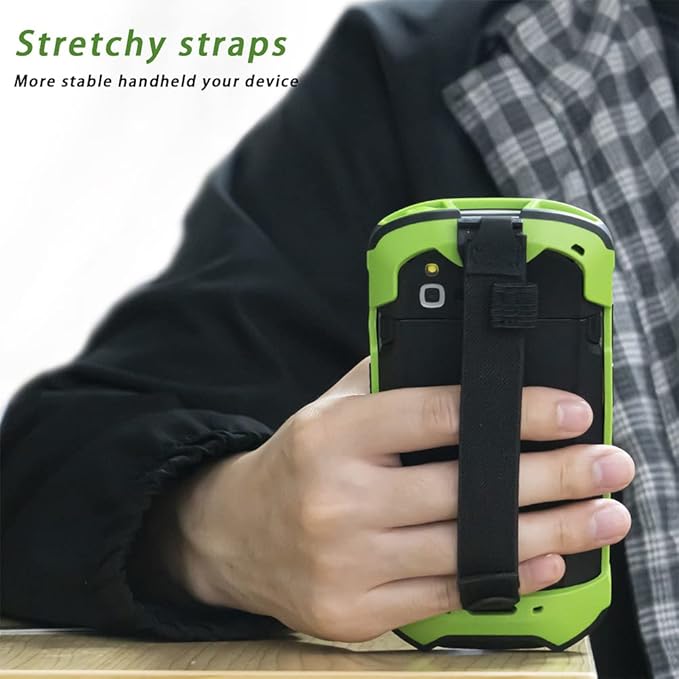 IYOUBOL Protective Cover Bumper Case Rugged Boot with Hand Strap for Zebra TC51 TC510K TC52 TC56 TC57 (Green)