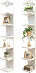 Fixwal 7 Tier Wall Shelf with LED Lights by Fixwal